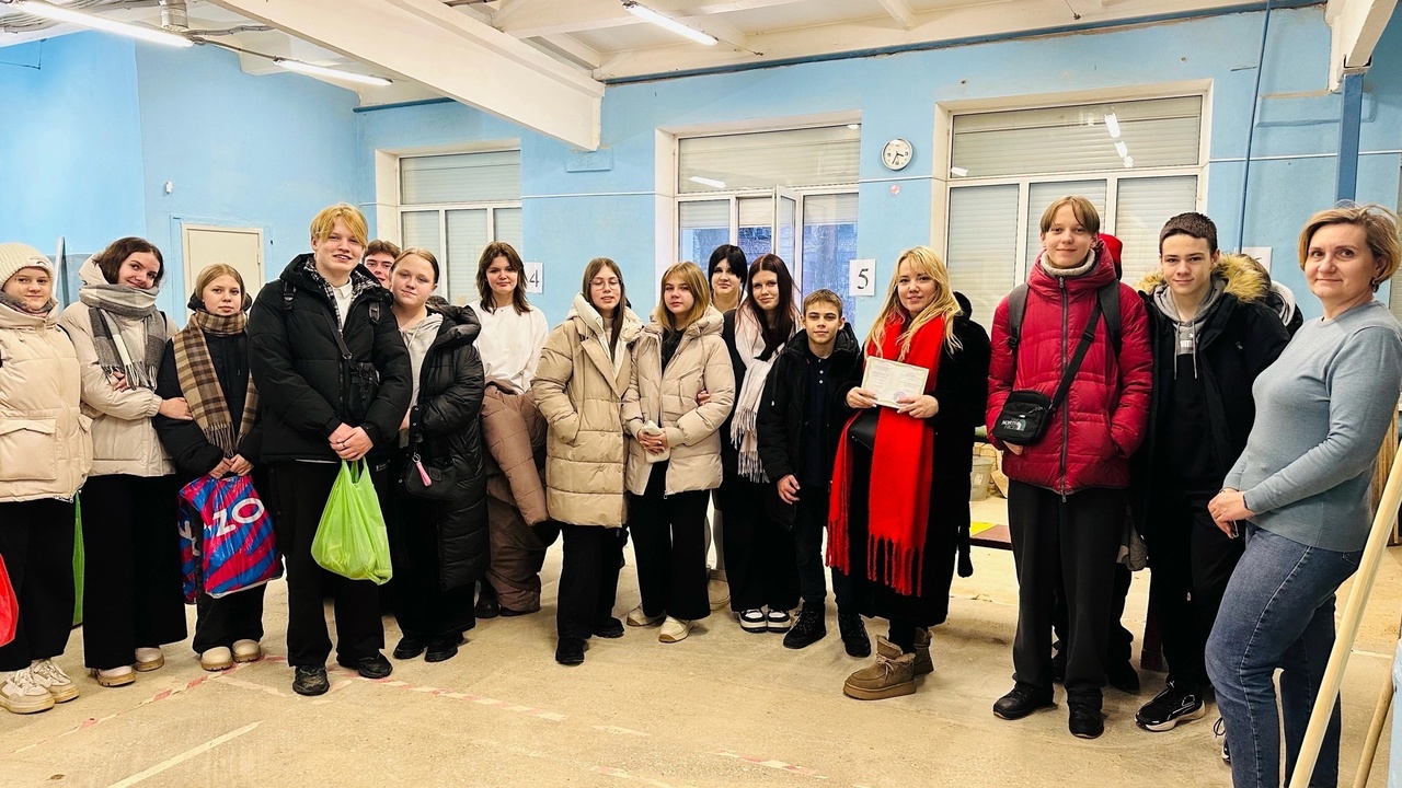 Занятие в строительном коллежде.