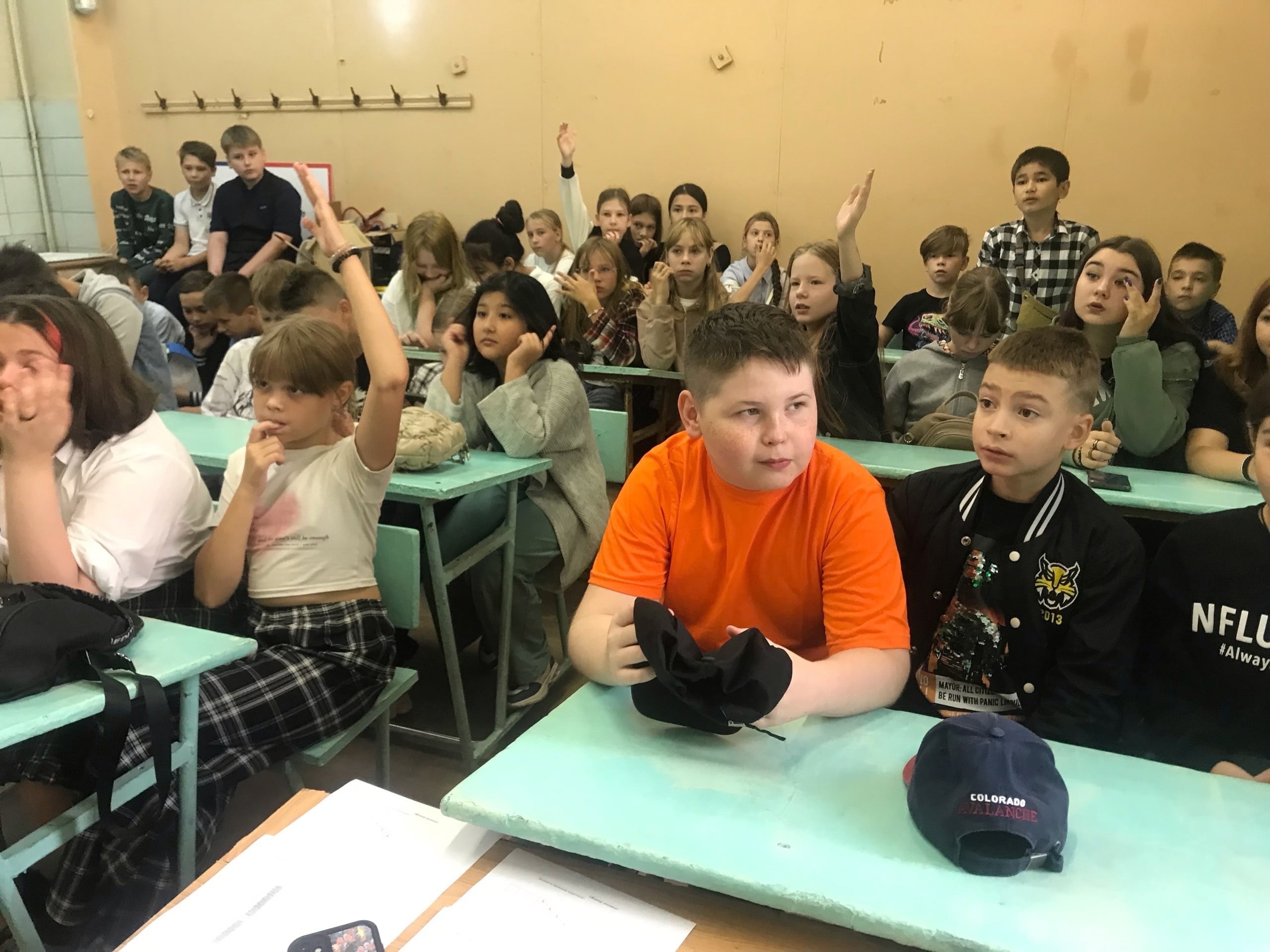 5А и 5Б классы.