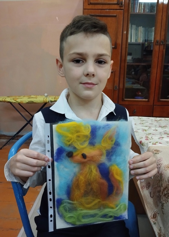 Платный курса &amp;quot;Рисование шерстью&amp;quot;.