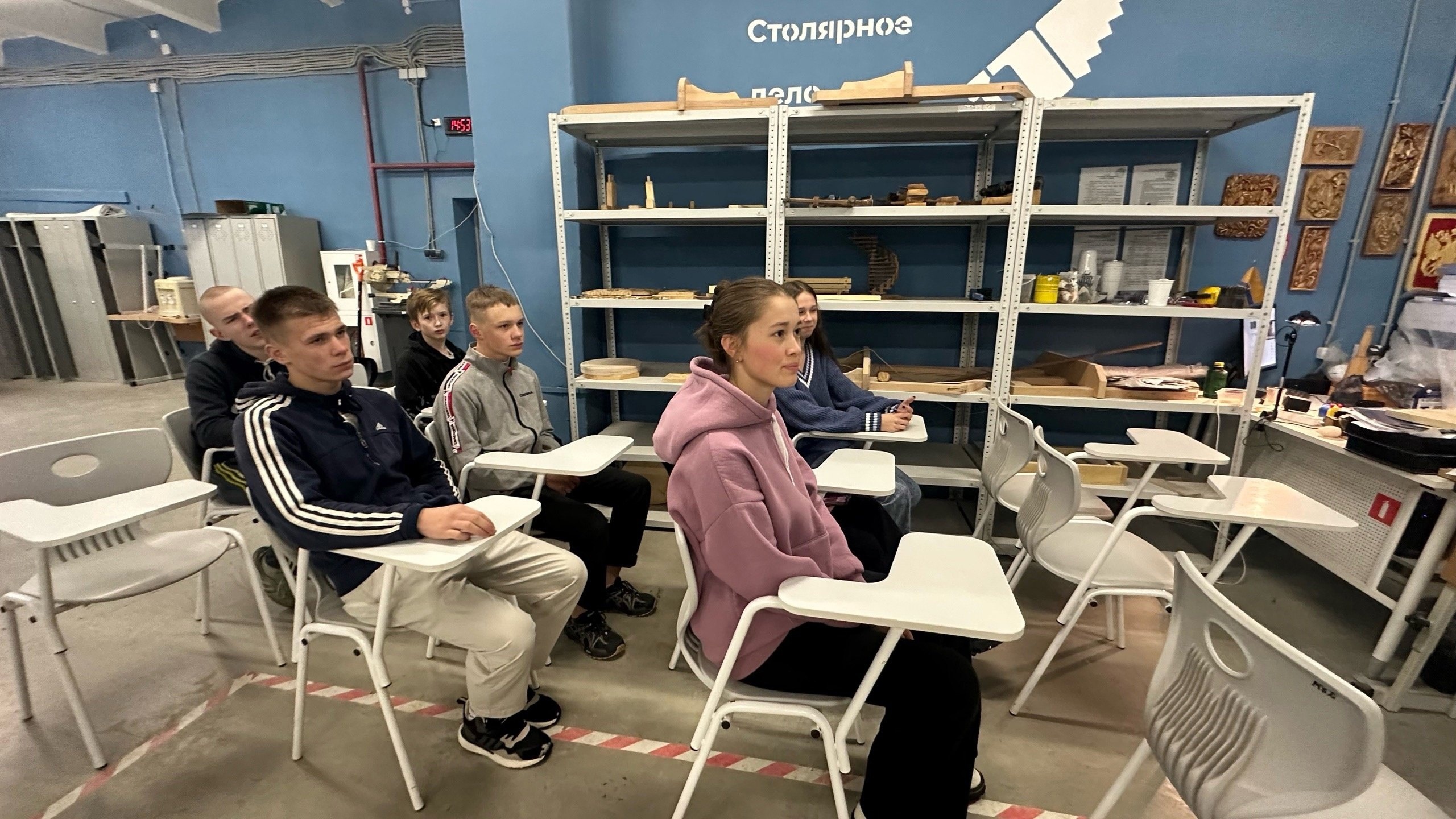 Профориентационное занятие на базе Череповецкого строительного колледжа.